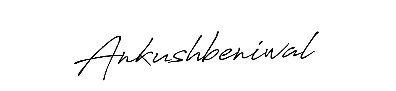 This is the best signature style for the Ankushbeniwal name. Also you like these signature font (Antro_Vectra_Bolder). Mix name signature. Ankushbeniwal signature style 7 images and pictures png