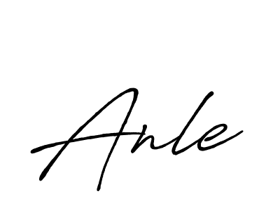 How to make Anle name signature. Use Antro_Vectra_Bolder style for creating short signs online. This is the latest handwritten sign. Anle signature style 7 images and pictures png