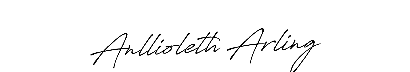 Make a beautiful signature design for name Anllioleth Arling. With this signature (Antro_Vectra_Bolder) style, you can create a handwritten signature for free. Anllioleth Arling signature style 7 images and pictures png