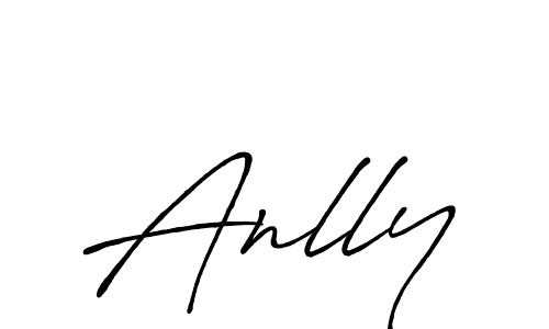 if you are searching for the best signature style for your name Anlly. so please give up your signature search. here we have designed multiple signature styles  using Antro_Vectra_Bolder. Anlly signature style 7 images and pictures png