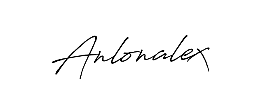 Also we have Anlonalex name is the best signature style. Create professional handwritten signature collection using Antro_Vectra_Bolder autograph style. Anlonalex signature style 7 images and pictures png