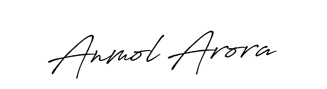 Also You can easily find your signature by using the search form. We will create Anmol Arora name handwritten signature images for you free of cost using Antro_Vectra_Bolder sign style. Anmol Arora signature style 7 images and pictures png