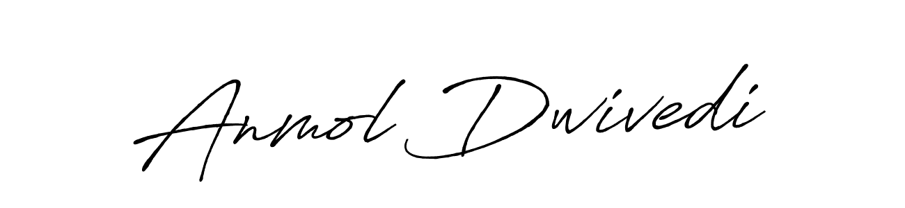 Also we have Anmol Dwivedi name is the best signature style. Create professional handwritten signature collection using Antro_Vectra_Bolder autograph style. Anmol Dwivedi signature style 7 images and pictures png