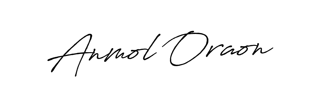 How to make Anmol Oraon signature? Antro_Vectra_Bolder is a professional autograph style. Create handwritten signature for Anmol Oraon name. Anmol Oraon signature style 7 images and pictures png