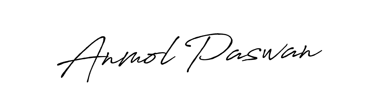 Design your own signature with our free online signature maker. With this signature software, you can create a handwritten (Antro_Vectra_Bolder) signature for name Anmol Paswan. Anmol Paswan signature style 7 images and pictures png