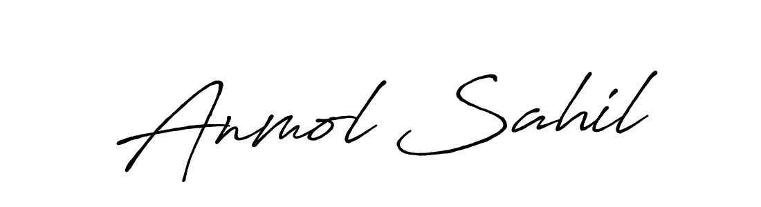 Best and Professional Signature Style for Anmol Sahil. Antro_Vectra_Bolder Best Signature Style Collection. Anmol Sahil signature style 7 images and pictures png