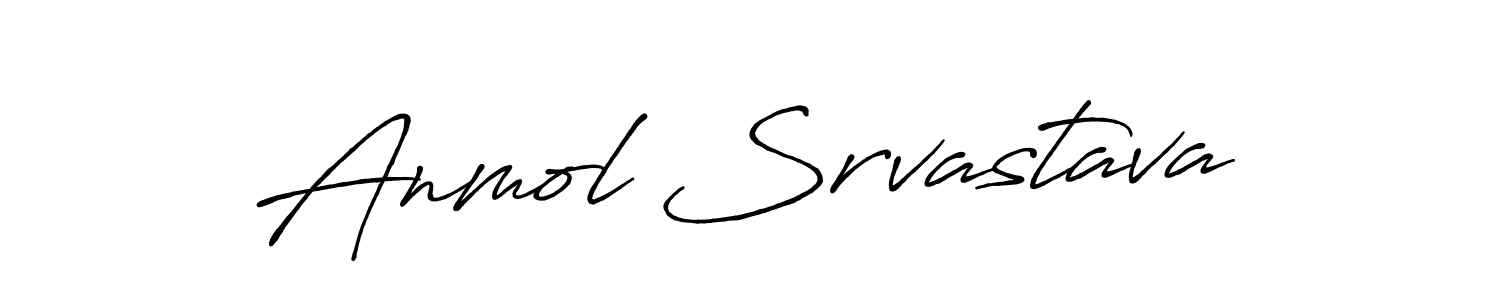 Make a beautiful signature design for name Anmol Srvastava. Use this online signature maker to create a handwritten signature for free. Anmol Srvastava signature style 7 images and pictures png