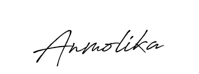 Create a beautiful signature design for name Anmolika. With this signature (Antro_Vectra_Bolder) fonts, you can make a handwritten signature for free. Anmolika signature style 7 images and pictures png