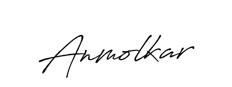 Create a beautiful signature design for name Anmolkar. With this signature (Antro_Vectra_Bolder) fonts, you can make a handwritten signature for free. Anmolkar signature style 7 images and pictures png