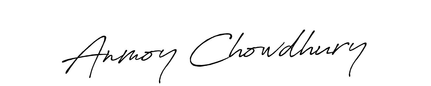 Make a short Anmoy Chowdhury signature style. Manage your documents anywhere anytime using Antro_Vectra_Bolder. Create and add eSignatures, submit forms, share and send files easily. Anmoy Chowdhury signature style 7 images and pictures png