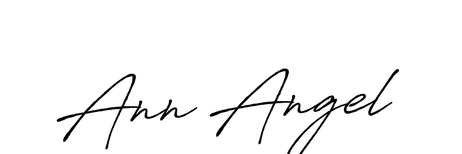 Design your own signature with our free online signature maker. With this signature software, you can create a handwritten (Antro_Vectra_Bolder) signature for name Ann Angel. Ann Angel signature style 7 images and pictures png