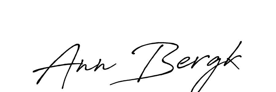 Create a beautiful signature design for name Ann Bergk. With this signature (Antro_Vectra_Bolder) fonts, you can make a handwritten signature for free. Ann Bergk signature style 7 images and pictures png