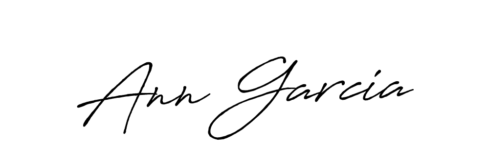 Make a beautiful signature design for name Ann Garcia. With this signature (Antro_Vectra_Bolder) style, you can create a handwritten signature for free. Ann Garcia signature style 7 images and pictures png
