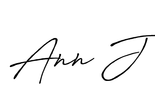 Best and Professional Signature Style for Ann J. Antro_Vectra_Bolder Best Signature Style Collection. Ann J signature style 7 images and pictures png