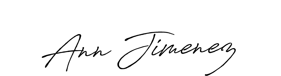 Use a signature maker to create a handwritten signature online. With this signature software, you can design (Antro_Vectra_Bolder) your own signature for name Ann Jimenez. Ann Jimenez signature style 7 images and pictures png