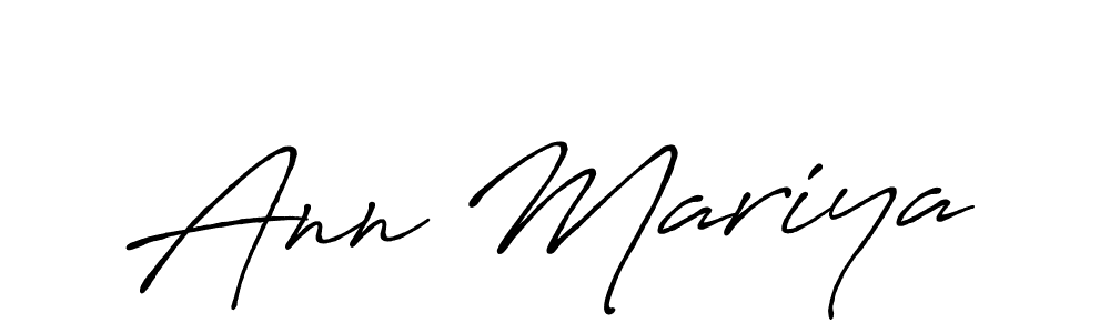 How to make Ann Mariya signature? Antro_Vectra_Bolder is a professional autograph style. Create handwritten signature for Ann Mariya name. Ann Mariya signature style 7 images and pictures png