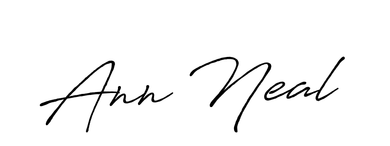 Make a beautiful signature design for name Ann Neal. Use this online signature maker to create a handwritten signature for free. Ann Neal signature style 7 images and pictures png