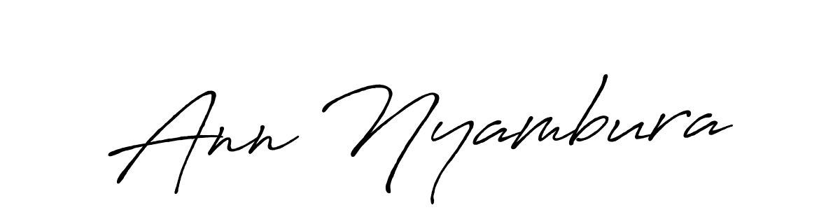 Best and Professional Signature Style for Ann Nyambura. Antro_Vectra_Bolder Best Signature Style Collection. Ann Nyambura signature style 7 images and pictures png