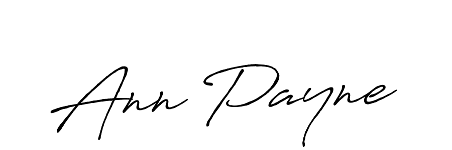 Make a beautiful signature design for name Ann Payne. With this signature (Antro_Vectra_Bolder) style, you can create a handwritten signature for free. Ann Payne signature style 7 images and pictures png