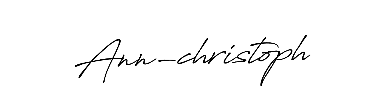 Ann-christoph stylish signature style. Best Handwritten Sign (Antro_Vectra_Bolder) for my name. Handwritten Signature Collection Ideas for my name Ann-christoph. Ann-christoph signature style 7 images and pictures png