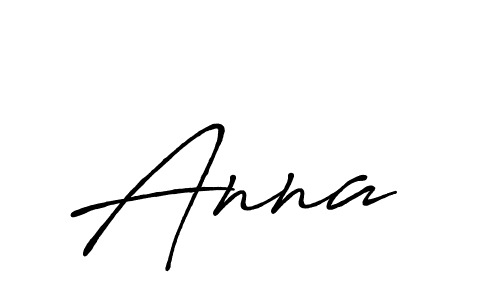 The best way (Antro_Vectra_Bolder) to make a short signature is to pick only two or three words in your name. The name Anna  include a total of six letters. For converting this name. Anna  signature style 7 images and pictures png
