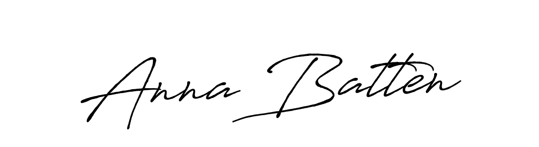 Use a signature maker to create a handwritten signature online. With this signature software, you can design (Antro_Vectra_Bolder) your own signature for name Anna Batten. Anna Batten signature style 7 images and pictures png