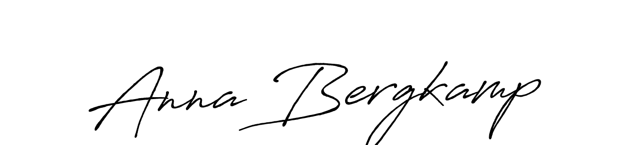 Design your own signature with our free online signature maker. With this signature software, you can create a handwritten (Antro_Vectra_Bolder) signature for name Anna Bergkamp. Anna Bergkamp signature style 7 images and pictures png