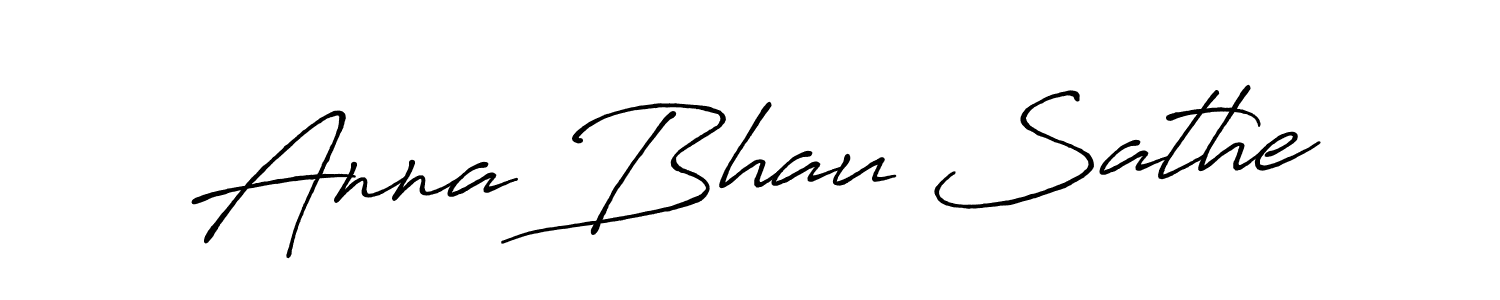 Make a beautiful signature design for name Anna Bhau Sathe. With this signature (Antro_Vectra_Bolder) style, you can create a handwritten signature for free. Anna Bhau Sathe signature style 7 images and pictures png