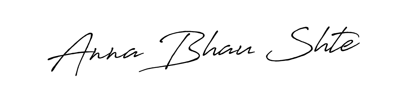 Also You can easily find your signature by using the search form. We will create Anna Bhau Shte name handwritten signature images for you free of cost using Antro_Vectra_Bolder sign style. Anna Bhau Shte signature style 7 images and pictures png