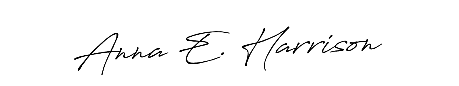 It looks lik you need a new signature style for name Anna E. Harrison. Design unique handwritten (Antro_Vectra_Bolder) signature with our free signature maker in just a few clicks. Anna E. Harrison signature style 7 images and pictures png