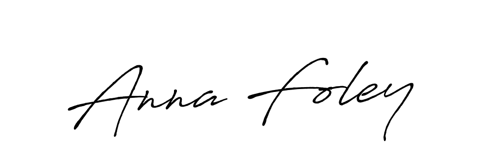 Anna Foley stylish signature style. Best Handwritten Sign (Antro_Vectra_Bolder) for my name. Handwritten Signature Collection Ideas for my name Anna Foley. Anna Foley signature style 7 images and pictures png