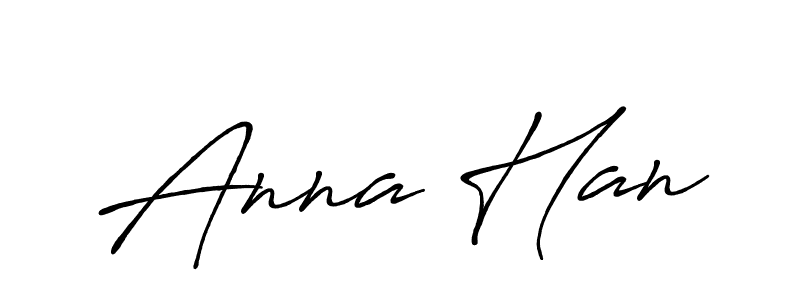 Make a beautiful signature design for name Anna Han. Use this online signature maker to create a handwritten signature for free. Anna Han signature style 7 images and pictures png