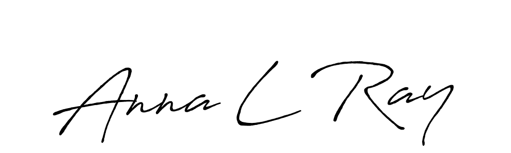 Also You can easily find your signature by using the search form. We will create Anna L Ray name handwritten signature images for you free of cost using Antro_Vectra_Bolder sign style. Anna L Ray signature style 7 images and pictures png