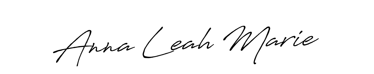 Make a beautiful signature design for name Anna Leah Marie. With this signature (Antro_Vectra_Bolder) style, you can create a handwritten signature for free. Anna Leah Marie signature style 7 images and pictures png