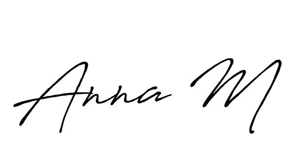 if you are searching for the best signature style for your name Anna M. so please give up your signature search. here we have designed multiple signature styles  using Antro_Vectra_Bolder. Anna M signature style 7 images and pictures png