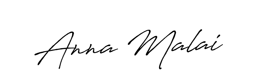 Similarly Antro_Vectra_Bolder is the best handwritten signature design. Signature creator online .You can use it as an online autograph creator for name Anna Malai. Anna Malai signature style 7 images and pictures png