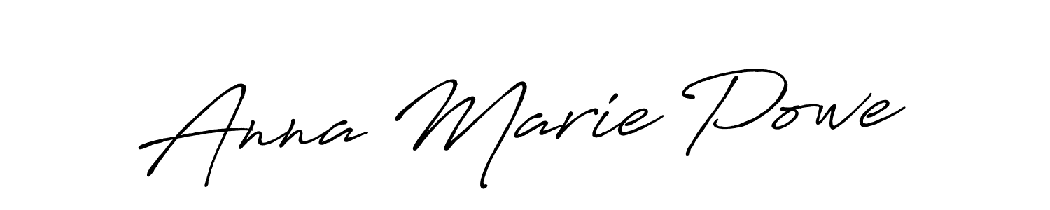 Anna Marie Powe stylish signature style. Best Handwritten Sign (Antro_Vectra_Bolder) for my name. Handwritten Signature Collection Ideas for my name Anna Marie Powe. Anna Marie Powe signature style 7 images and pictures png