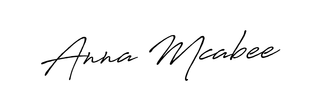 Make a beautiful signature design for name Anna Mcabee. With this signature (Antro_Vectra_Bolder) style, you can create a handwritten signature for free. Anna Mcabee signature style 7 images and pictures png