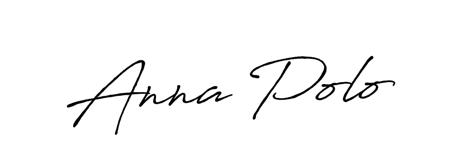 Use a signature maker to create a handwritten signature online. With this signature software, you can design (Antro_Vectra_Bolder) your own signature for name Anna Polo. Anna Polo signature style 7 images and pictures png