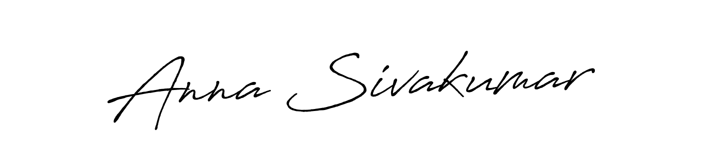 Also we have Anna Sivakumar name is the best signature style. Create professional handwritten signature collection using Antro_Vectra_Bolder autograph style. Anna Sivakumar signature style 7 images and pictures png