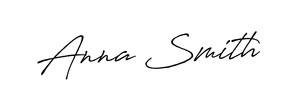 Use a signature maker to create a handwritten signature online. With this signature software, you can design (Antro_Vectra_Bolder) your own signature for name Anna Smith. Anna Smith signature style 7 images and pictures png