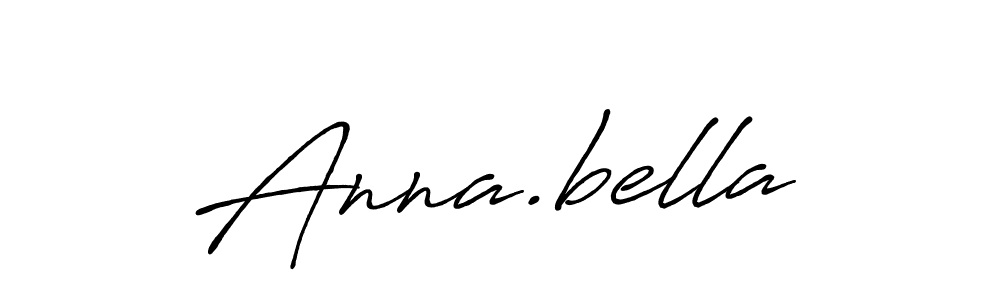 How to make Anna.bella signature? Antro_Vectra_Bolder is a professional autograph style. Create handwritten signature for Anna.bella name. Anna.bella signature style 7 images and pictures png