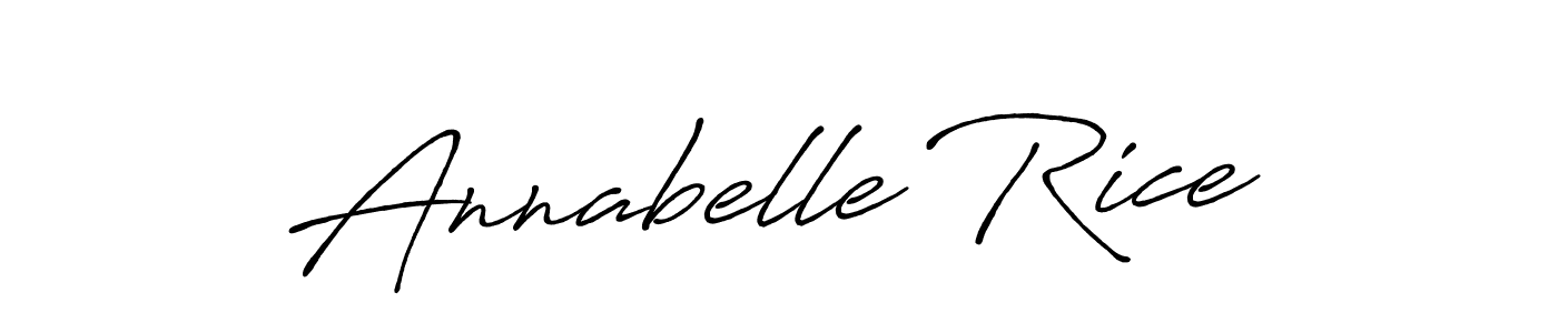 Also You can easily find your signature by using the search form. We will create Annabelle Rice name handwritten signature images for you free of cost using Antro_Vectra_Bolder sign style. Annabelle Rice signature style 7 images and pictures png