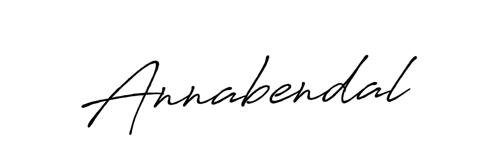 Also we have Annabendal name is the best signature style. Create professional handwritten signature collection using Antro_Vectra_Bolder autograph style. Annabendal signature style 7 images and pictures png