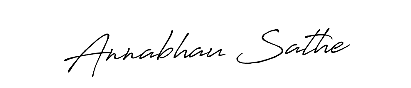 Design your own signature with our free online signature maker. With this signature software, you can create a handwritten (Antro_Vectra_Bolder) signature for name Annabhau Sathe. Annabhau Sathe signature style 7 images and pictures png
