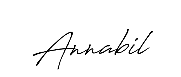 The best way (Antro_Vectra_Bolder) to make a short signature is to pick only two or three words in your name. The name Annabil include a total of six letters. For converting this name. Annabil signature style 7 images and pictures png
