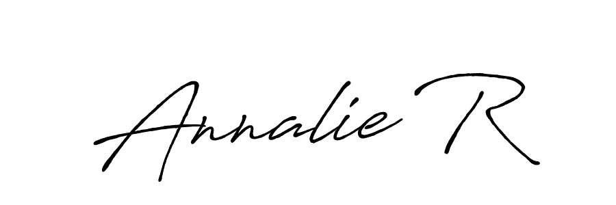 It looks lik you need a new signature style for name Annalie R. Design unique handwritten (Antro_Vectra_Bolder) signature with our free signature maker in just a few clicks. Annalie R signature style 7 images and pictures png