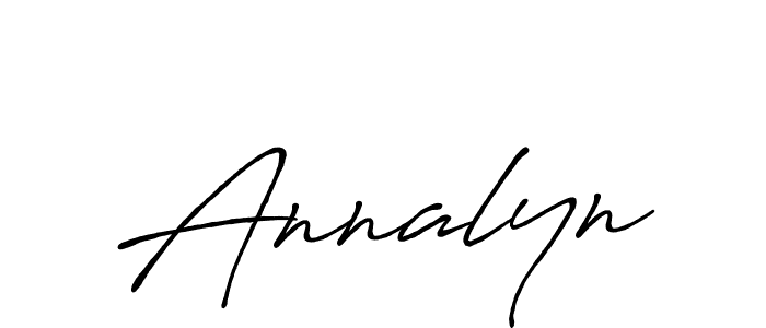 Annalyn stylish signature style. Best Handwritten Sign (Antro_Vectra_Bolder) for my name. Handwritten Signature Collection Ideas for my name Annalyn. Annalyn signature style 7 images and pictures png