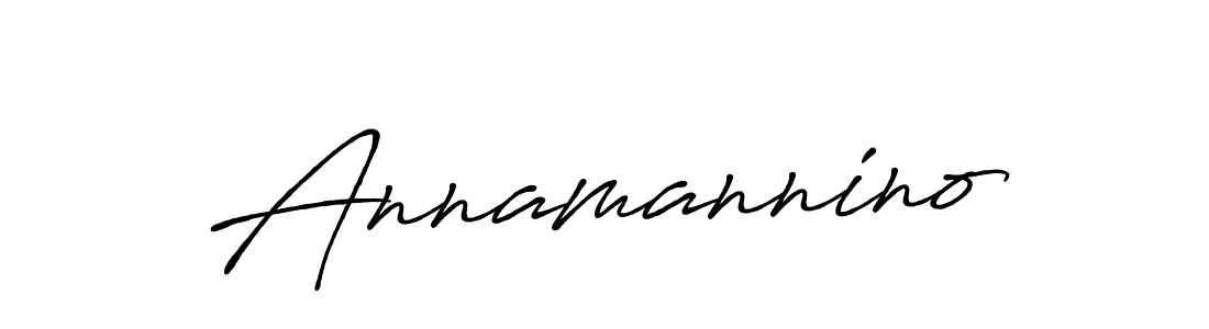 Design your own signature with our free online signature maker. With this signature software, you can create a handwritten (Antro_Vectra_Bolder) signature for name Annamannino. Annamannino signature style 7 images and pictures png