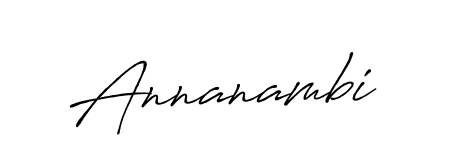 Make a beautiful signature design for name Annanambi. With this signature (Antro_Vectra_Bolder) style, you can create a handwritten signature for free. Annanambi signature style 7 images and pictures png